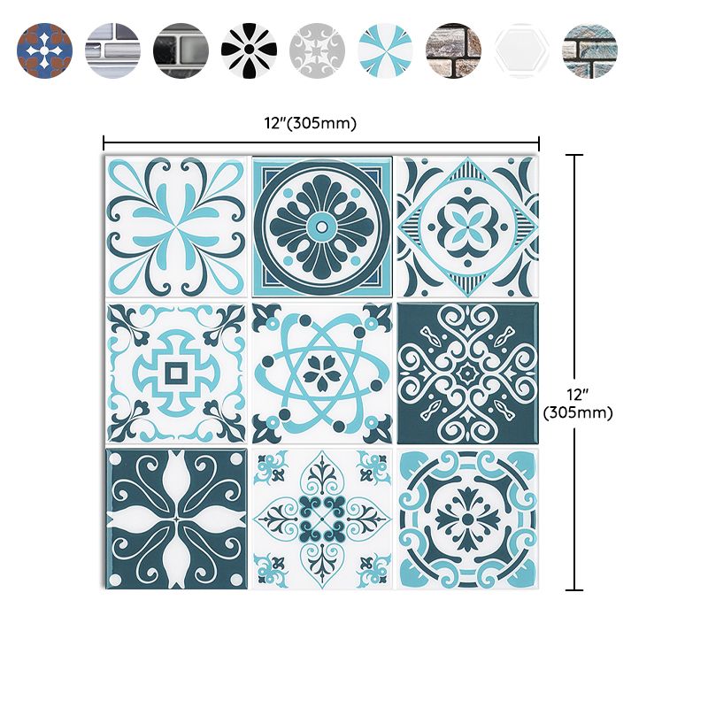 Square Subway Tile Water Resistant Peel & Stick Tile for Kitchen Backsplash Clearhalo 'Flooring 'Home Improvement' 'home_improvement' 'home_improvement_peel_stick_blacksplash' 'Peel & Stick Backsplash Tile' 'peel_stick_blacksplash' 'Walls & Ceilings' Walls and Ceiling' 1200x1200_604d74f4-ebc1-4299-90f4-2fb1c14815da