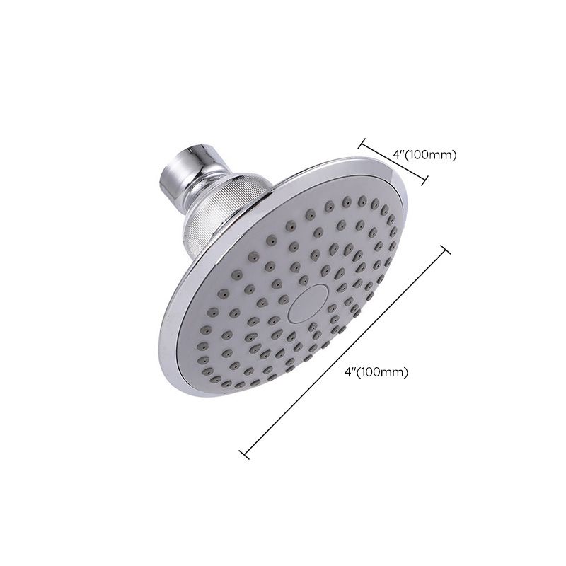 Round Shape Shower Head Modern Swivel Wall Mounted Fixed Shower Head ...