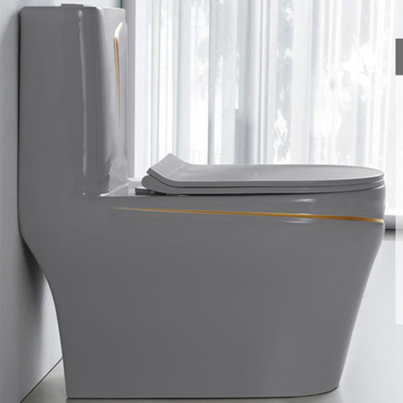 Traditional Floor Mounted Toilet Siphon Jet One-Piece Flush Toilet with Slow Close Seat Clearhalo 'Bathroom Remodel & Bathroom Fixtures' 'Home Improvement' 'home_improvement' 'home_improvement_toilets' 'Toilets & Bidets' 'Toilets' 1200x1200_60861899-f5f5-43dd-8646-ea5588e60c32