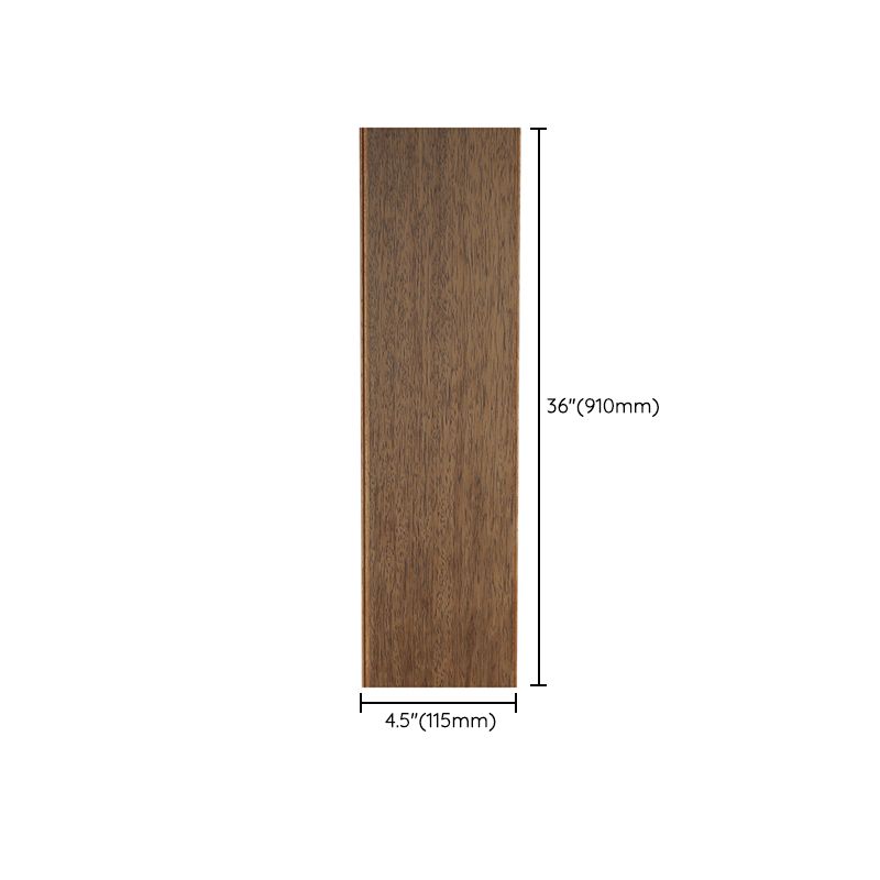 Solid Wood Side Trim Piece Walnut Modern Hardwood Deck Tiles Clearhalo 'Flooring 'Hardwood Flooring' 'hardwood_flooring' 'Home Improvement' 'home_improvement' 'home_improvement_hardwood_flooring' Walls and Ceiling' 1200x1200_60959930-9b97-46ed-ace9-b2fd2c185c9d