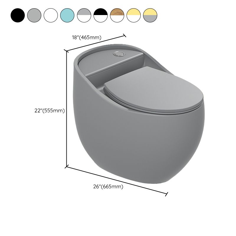 Concealed Tank Flush Toilet Modern One-Piece Toilet with Slow Close Seat Clearhalo 'Bathroom Remodel & Bathroom Fixtures' 'Home Improvement' 'home_improvement' 'home_improvement_toilets' 'Toilets & Bidets' 'Toilets' 1200x1200_60a8bd7b-b805-47e6-81b0-b48bb970fe4f