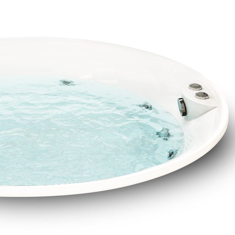 Modern Acrylic Drop-in Bathtub Oval Bath Tub for Home in White Clearhalo 'Bathroom Remodel & Bathroom Fixtures' 'Bathtubs' 'Home Improvement' 'home_improvement' 'home_improvement_bathtubs' 'Showers & Bathtubs' 1200x1200_60b1a56a-7b48-481d-9d54-0e78e25c6dc6