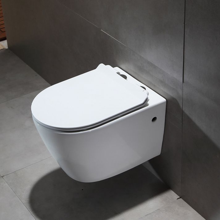 Modern Wall Mount Toilet All-In-One Porcelain Single Flush Toilet Bowl Clearhalo 'Bathroom Remodel & Bathroom Fixtures' 'Home Improvement' 'home_improvement' 'home_improvement_toilets' 'Toilets & Bidets' 'Toilets' 1200x1200_60bcd1eb-1ca5-4bf5-8437-7a17bdbaace0