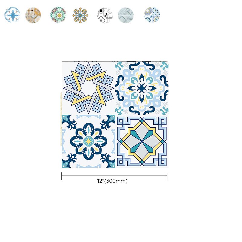 Mosaic Tile Wallpaper Contemporary Plastic Wallpaper with Square Shape Clearhalo 'Flooring 'Home Improvement' 'home_improvement' 'home_improvement_peel_stick_blacksplash' 'Peel & Stick Backsplash Tile' 'peel_stick_blacksplash' 'Walls & Ceilings' Walls and Ceiling' 1200x1200_60c0e519-0d49-400a-af1b-f4f0c9d5f942