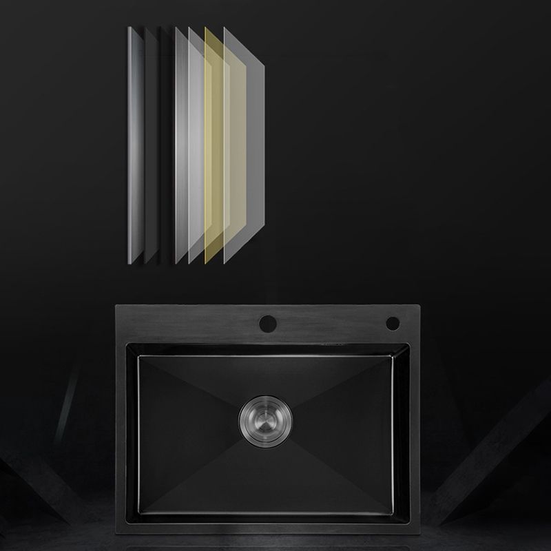 Contemporary Kitchen Sink Stainless Steel 2 Holes Drop-In Kitchen Sink Clearhalo 'Home Improvement' 'home_improvement' 'home_improvement_kitchen_sinks' 'Kitchen Remodel & Kitchen Fixtures' 'Kitchen Sinks & Faucet Components' 'Kitchen Sinks' 'kitchen_sinks' 1200x1200_60c4bfbc-f032-4606-a637-d2bac1ddaaff