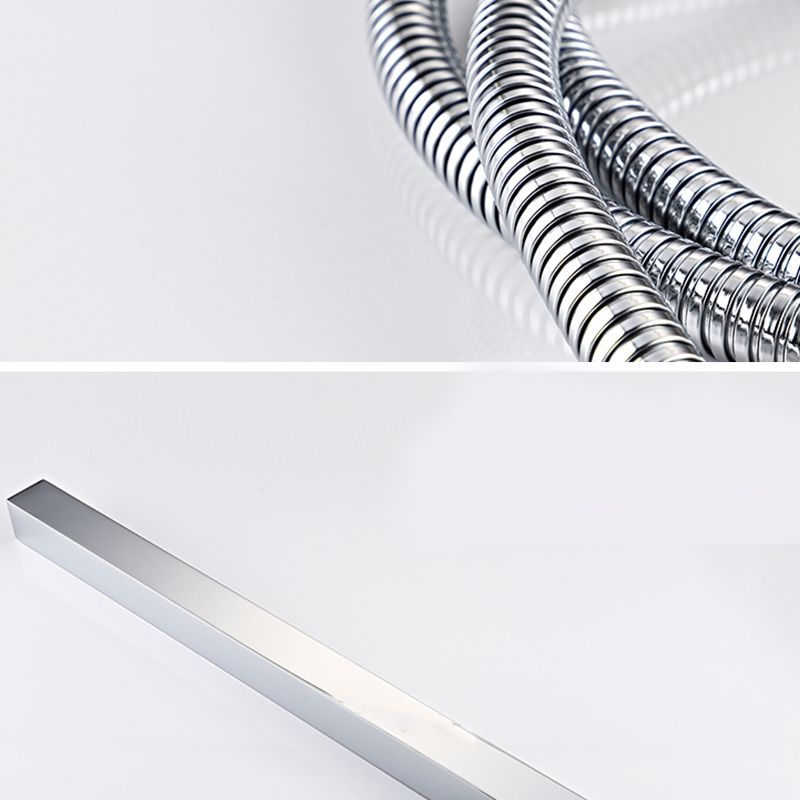 Contemporary Freestanding Tub Filler Brass Tub Filler with Hand-shower Clearhalo 'Bathroom Remodel & Bathroom Fixtures' 'Bathtub Faucets' 'bathtub_faucets' 'Home Improvement' 'home_improvement' 'home_improvement_bathtub_faucets' 1200x1200_60cc4844-36f9-4459-a533-0b633c93da90