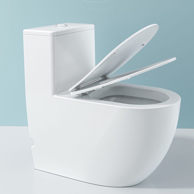 Contemporary Ceramic Toilet Bowl White Floor Mount Urine Toilet with Seat for Washroom Clearhalo 'Bathroom Remodel & Bathroom Fixtures' 'Home Improvement' 'home_improvement' 'home_improvement_toilets' 'Toilets & Bidets' 'Toilets' 1200x1200_6113dfbd-d85a-4b99-ba8f-70d74ce7e793