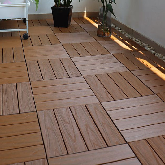 Square Snapping Patio Flooring Composite Tiles Striped Pattern Tile Set Clearhalo 'Home Improvement' 'home_improvement' 'home_improvement_outdoor_deck_tiles_planks' 'Outdoor Deck Tiles & Planks' 'Outdoor Flooring & Tile' 'Outdoor Remodel' 'outdoor_deck_tiles_planks' 1200x1200_61151796-0a2e-42b3-bbaa-750c5396974c