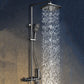 Modern Shower Head Combo Brass Adjustable Spray Pattern Shower System Clearhalo 'Bathroom Remodel & Bathroom Fixtures' 'Home Improvement' 'home_improvement' 'home_improvement_shower_faucets' 'Shower Faucets & Systems' 'shower_faucets' 'Showers & Bathtubs Plumbing' 'Showers & Bathtubs' 1200x1200_612c588f-e45e-4a46-b19c-ce1744be1e7f
