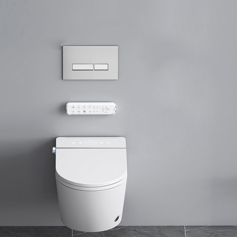 Smart Elongated Toilet with Heated Seat Antimicrobial Wall Mounted Bidet Clearhalo 'Bathroom Remodel & Bathroom Fixtures' 'Bidets' 'Home Improvement' 'home_improvement' 'home_improvement_bidets' 'Toilets & Bidets' 1200x1200_612da186-7618-4865-92a6-f4c90319bdf3