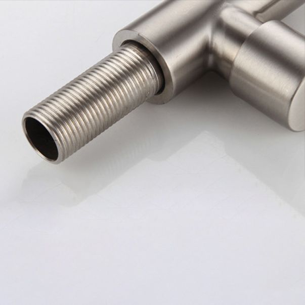 Kitchen Faucet Rod Handle Stainless Cold Controlled Kitchen Faucet Clearhalo 'Home Improvement' 'home_improvement' 'home_improvement_kitchen_faucets' 'Kitchen Faucets' 'Kitchen Remodel & Kitchen Fixtures' 'Kitchen Sinks & Faucet Components' 'kitchen_faucets' 1200x1200_615d581b-2c90-440b-8a99-f56ce614b79b