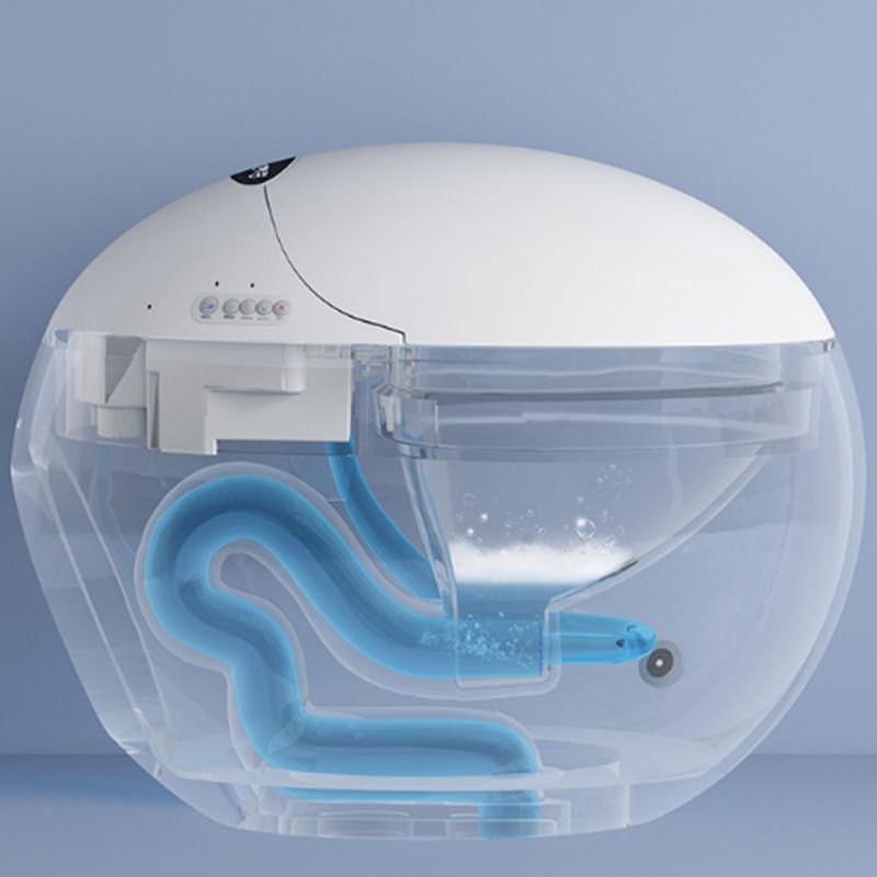 Modern Ceramic Flush Toilet One Piece Toilet Bowl for Bathroom Clearhalo 'Bathroom Remodel & Bathroom Fixtures' 'Home Improvement' 'home_improvement' 'home_improvement_toilets' 'Toilets & Bidets' 'Toilets' 1200x1200_61610281-0452-4da5-8e22-a333c32f6a0c