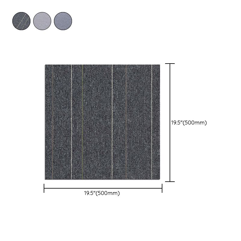 Gray Tone Level Loop Carpet Tile Solid Color Indoor Office Carpet Tile Clearhalo 'Carpet Tiles & Carpet Squares' 'carpet_tiles_carpet_squares' 'Flooring 'Home Improvement' 'home_improvement' 'home_improvement_carpet_tiles_carpet_squares' Walls and Ceiling' 1200x1200_616426a0-16ad-4877-a40d-8b25fd9e8231