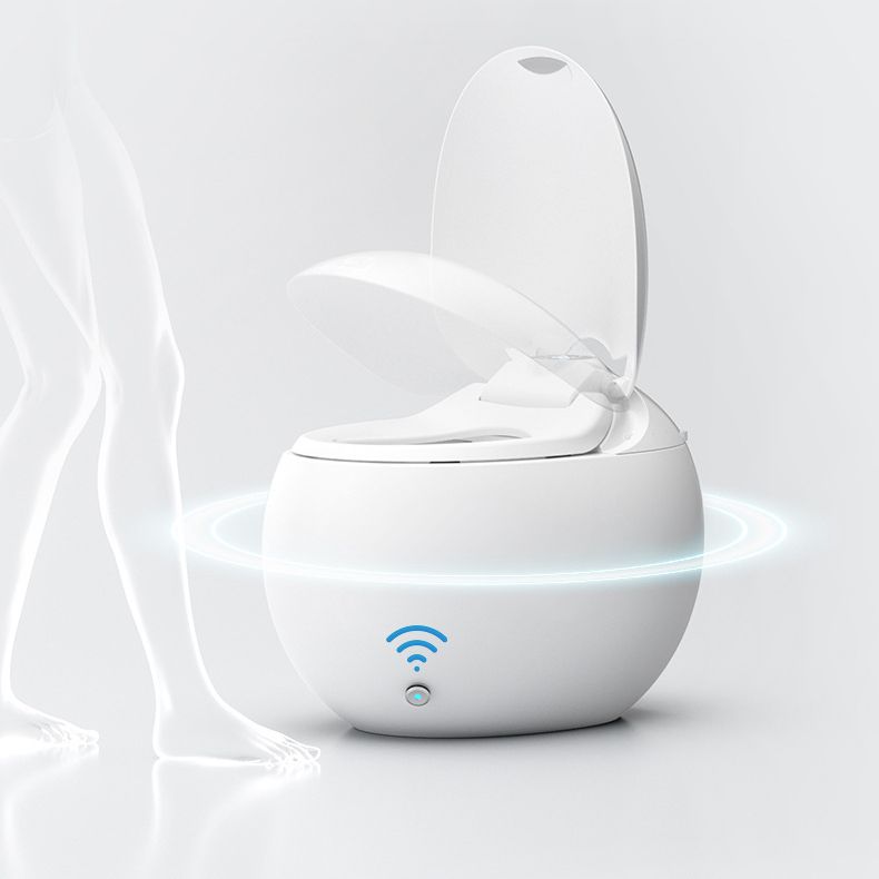 Round Floor Mount Bidet White Floor Standing Bidet with Heated Seat Clearhalo 'Bathroom Remodel & Bathroom Fixtures' 'Bidets' 'Home Improvement' 'home_improvement' 'home_improvement_bidets' 'Toilets & Bidets' 1200x1200_61738ab3-741a-4937-881f-5cf3c7d47b46