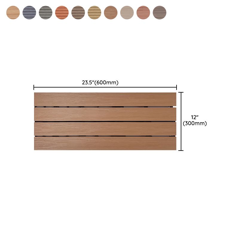 Modern Style Rectangle Wood Flooring Non-slip Outdoor Wood Flooring Clearhalo 'Flooring 'Hardwood Flooring' 'hardwood_flooring' 'Home Improvement' 'home_improvement' 'home_improvement_hardwood_flooring' Walls and Ceiling' 1200x1200_617593c2-dae9-4561-acad-5c4b8ea65250