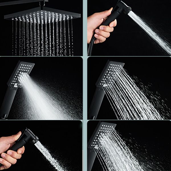 Adjustable Spray Pattern Shower Combo Metal Shower Faucet Arm Shower Head with Slide Bar Clearhalo 'Bathroom Remodel & Bathroom Fixtures' 'Home Improvement' 'home_improvement' 'home_improvement_shower_faucets' 'Shower Faucets & Systems' 'shower_faucets' 'Showers & Bathtubs Plumbing' 'Showers & Bathtubs' 1200x1200_617a7ea6-e913-401e-8c52-9a8152d00166