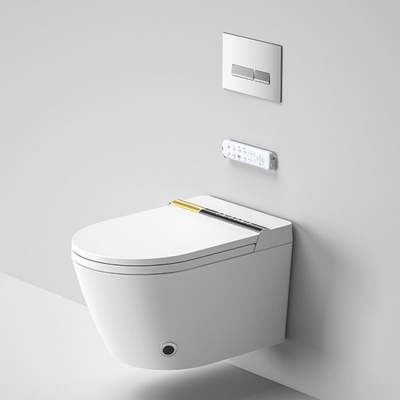 16.14" High Elongated Wall Mounted Bidet with Heated Seat White Bidet Clearhalo 'Bathroom Remodel & Bathroom Fixtures' 'Bidets' 'Home Improvement' 'home_improvement' 'home_improvement_bidets' 'Toilets & Bidets' 1200x1200_619f13d5-0376-48b8-b181-4c8b74e36381