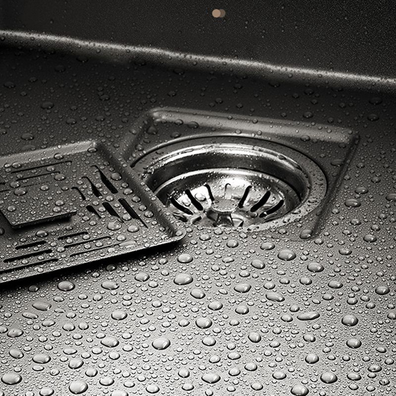 Modern Style Kitchen Sink Stainless Steel 1 Holes Kitchen Sink with Soap Dispenser Clearhalo 'Home Improvement' 'home_improvement' 'home_improvement_kitchen_sinks' 'Kitchen Remodel & Kitchen Fixtures' 'Kitchen Sinks & Faucet Components' 'Kitchen Sinks' 'kitchen_sinks' 1200x1200_61af2aae-144c-439e-9043-cff06bded490