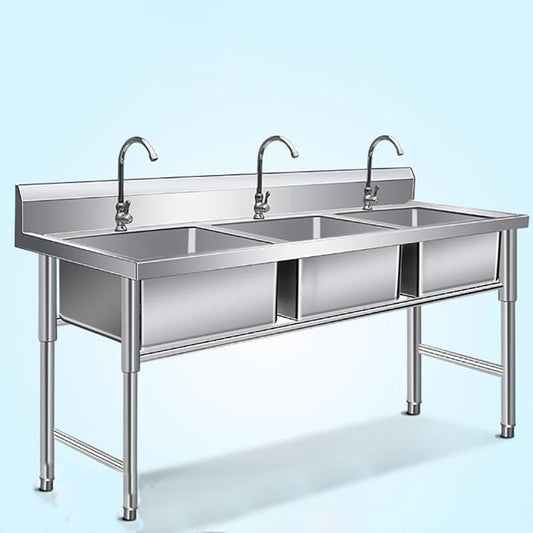 Stainless Steel Kitchen Sink Freestanding Kitchen Sink with Faucet Included Clearhalo 'Home Improvement' 'home_improvement' 'home_improvement_kitchen_sinks' 'Kitchen Remodel & Kitchen Fixtures' 'Kitchen Sinks & Faucet Components' 'Kitchen Sinks' 'kitchen_sinks' 1200x1200_61c4e5f0-643f-43d6-9bb2-426283b365c4