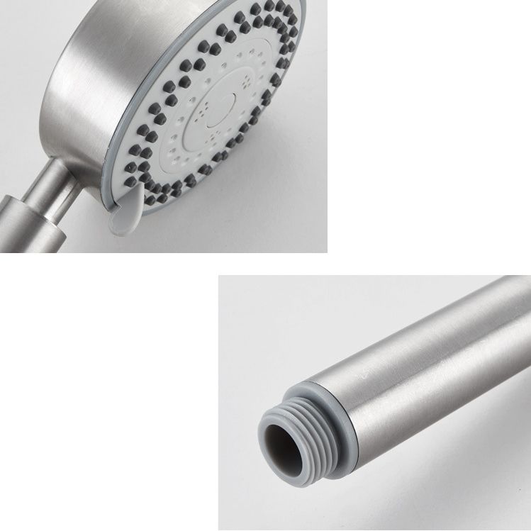 Standard Spray Shower Head Polished Nickel Round Hand Shower Clearhalo 'Bathroom Remodel & Bathroom Fixtures' 'Home Improvement' 'home_improvement' 'home_improvement_shower_heads' 'Shower Heads' 'shower_heads' 'Showers & Bathtubs Plumbing' 'Showers & Bathtubs' 1200x1200_61db4423-8354-4834-a872-1c1d7b953fc6