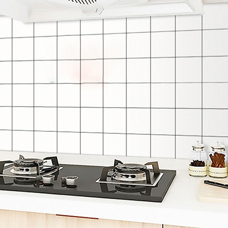 Modern Peel and Stick Backsplash Tile Plastic Wallpaper for Kitchen Clearhalo 'Flooring 'Home Improvement' 'home_improvement' 'home_improvement_peel_stick_blacksplash' 'Peel & Stick Backsplash Tile' 'peel_stick_blacksplash' 'Walls & Ceilings' Walls and Ceiling' 1200x1200_61f88524-c93b-4a8b-8e0f-d5ee4c69898b