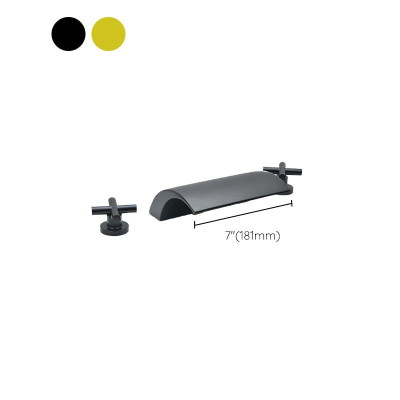 Modern Waterfall Spout Tub Faucet Bathroom Low Arc Bathtub Faucet Clearhalo 'Bathroom Remodel & Bathroom Fixtures' 'Bathtub Faucets' 'bathtub_faucets' 'Home Improvement' 'home_improvement' 'home_improvement_bathtub_faucets' 1200x1200_621a0160-fe94-4fc5-a949-c578d29abd62