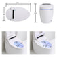 Modern Floor Mount Toilet Bowl Siphon Jet Bidet Toilet with Seat for Bathroom Clearhalo 'Bathroom Remodel & Bathroom Fixtures' 'Home Improvement' 'home_improvement' 'home_improvement_toilets' 'Toilets & Bidets' 'Toilets' 1200x1200_621b6bf8-ec8c-4a63-a50e-da2048868d8c