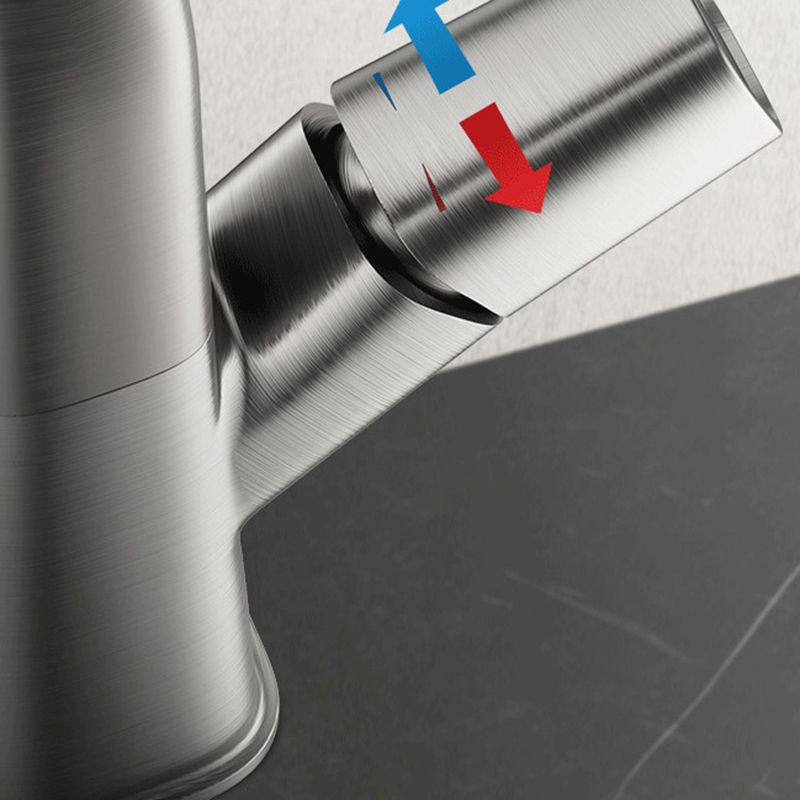 Basic Metal Sink Faucet Bathroom Centerset Faucet with Knob Handle Clearhalo 'Bathroom Remodel & Bathroom Fixtures' 'Bathroom Sink Faucets' 'Bathroom Sinks & Faucet Components' 'bathroom_sink_faucets' 'Home Improvement' 'home_improvement' 'home_improvement_bathroom_sink_faucets' 1200x1200_62324918-c622-458c-9a2f-f20966320379