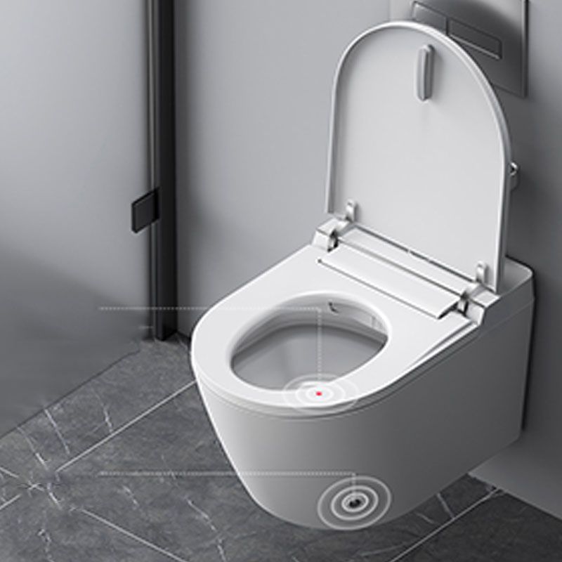 Wall Mounted Bidet in White with Unlimited Warm Water and Heated Seat Clearhalo 'Bathroom Remodel & Bathroom Fixtures' 'Bidets' 'Home Improvement' 'home_improvement' 'home_improvement_bidets' 'Toilets & Bidets' 1200x1200_6253dc8a-8d7d-4439-b735-9aaf9009c3da