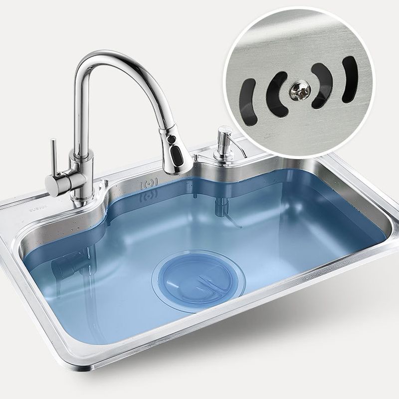 Modern Workstation Sink Stainless Steel with Drain Strainer Kit Kitchen Sink Clearhalo 'Home Improvement' 'home_improvement' 'home_improvement_kitchen_sinks' 'Kitchen Remodel & Kitchen Fixtures' 'Kitchen Sinks & Faucet Components' 'Kitchen Sinks' 'kitchen_sinks' 1200x1200_628923a0-65d7-4e77-8df3-dae97cd16f83