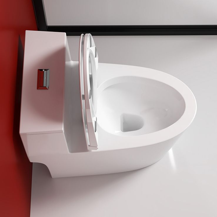 Floor Mount Flush Toilet Concealed Tank One-Piece Toilet with Slow Close Seat Clearhalo 'Bathroom Remodel & Bathroom Fixtures' 'Home Improvement' 'home_improvement' 'home_improvement_toilets' 'Toilets & Bidets' 'Toilets' 1200x1200_62985d30-c7a3-4a62-91a7-2919d690c08e