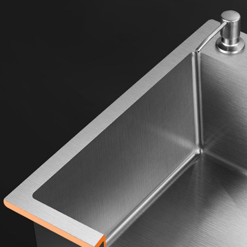 Modern Kitchen Bar Sink Stainless Steel with Soundproofing Workstation Ledge Clearhalo 'Home Improvement' 'home_improvement' 'home_improvement_kitchen_sinks' 'Kitchen Remodel & Kitchen Fixtures' 'Kitchen Sinks & Faucet Components' 'Kitchen Sinks' 'kitchen_sinks' 1200x1200_62a2d867-baa0-4d98-9310-8f575848b5a0