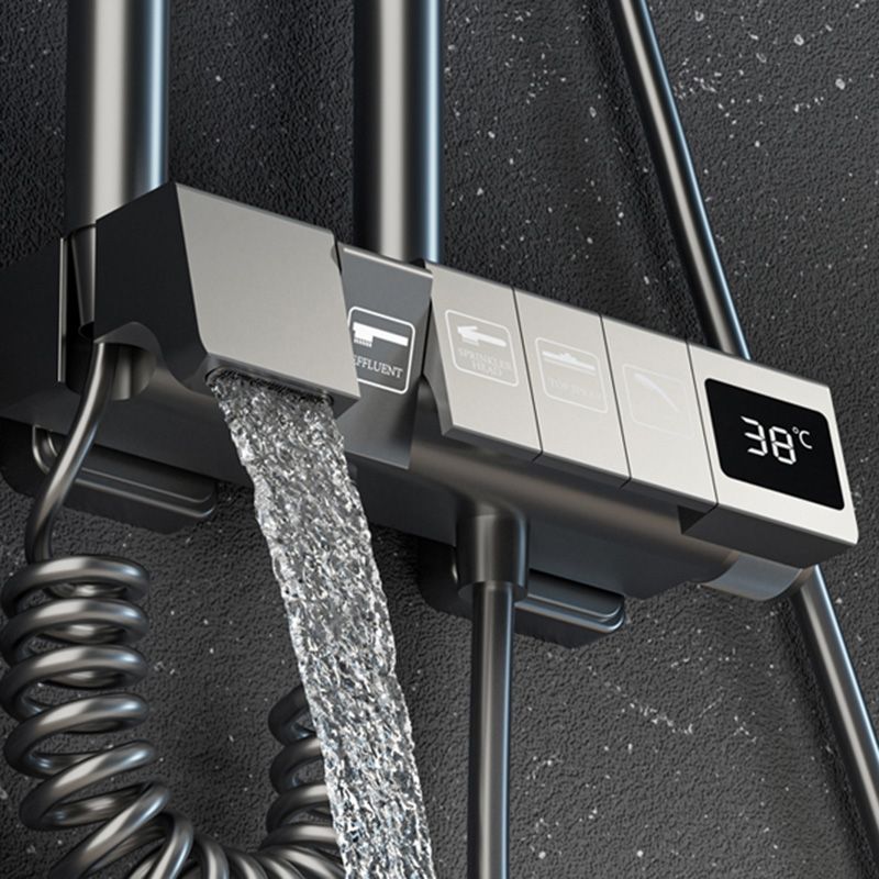 Contemporary Shower Set Slide Bar Dual Shower Head Thermostatic Wall Mounted Shower System Clearhalo 'Bathroom Remodel & Bathroom Fixtures' 'Home Improvement' 'home_improvement' 'home_improvement_shower_faucets' 'Shower Faucets & Systems' 'shower_faucets' 'Showers & Bathtubs Plumbing' 'Showers & Bathtubs' 1200x1200_62b7285d-cb74-4566-95b7-6544738cbee1