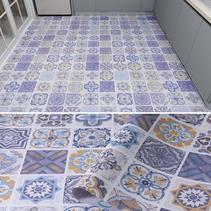 Modern Vinyl Floor Planks Peel and Stick Geometric Printed PVC Flooring Clearhalo 'Flooring 'Home Improvement' 'home_improvement' 'home_improvement_vinyl_flooring' 'Vinyl Flooring' 'vinyl_flooring' Walls and Ceiling' 1200x1200_62bd1d64-6b89-4ab6-af99-8695a96c4255