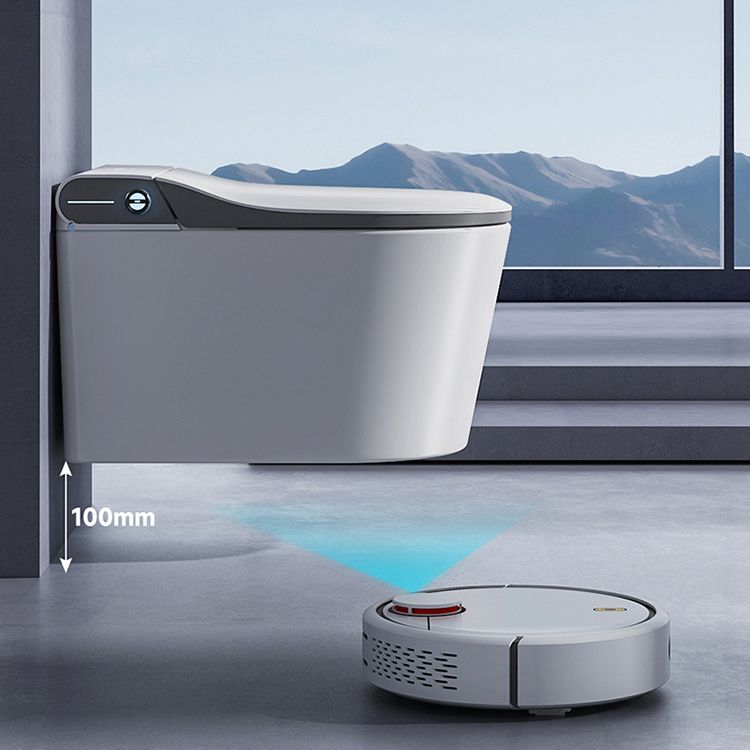 Contemporary Floor Standing Bidet White Ceramic with Bidet And Seat Horizontal Clearhalo 'Bathroom Remodel & Bathroom Fixtures' 'Bidets' 'Home Improvement' 'home_improvement' 'home_improvement_bidets' 'Toilets & Bidets' 1200x1200_62e56c2c-7f60-4733-84ca-df19ea46eb74