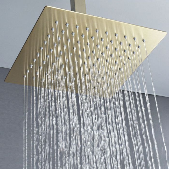 Modern Shower Head Combo Brass Temperature Control Ceiling Mounted Shower Faucet Clearhalo 'Bathroom Remodel & Bathroom Fixtures' 'Home Improvement' 'home_improvement' 'home_improvement_shower_faucets' 'Shower Faucets & Systems' 'shower_faucets' 'Showers & Bathtubs Plumbing' 'Showers & Bathtubs' 1200x1200_630515e9-5220-449d-9ce9-1664844ad9ae