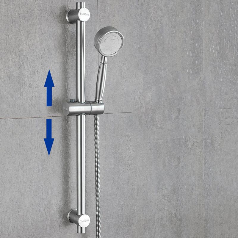 Modern Bathtub Faucet 304 Stainless Steel Swivel Spout Wall Mounted Tub Faucet Trim Clearhalo 'Bathroom Remodel & Bathroom Fixtures' 'Bathtub Faucets' 'bathtub_faucets' 'Home Improvement' 'home_improvement' 'home_improvement_bathtub_faucets' 1200x1200_6339ba78-002a-4db0-a6f7-133f7e9c88bc