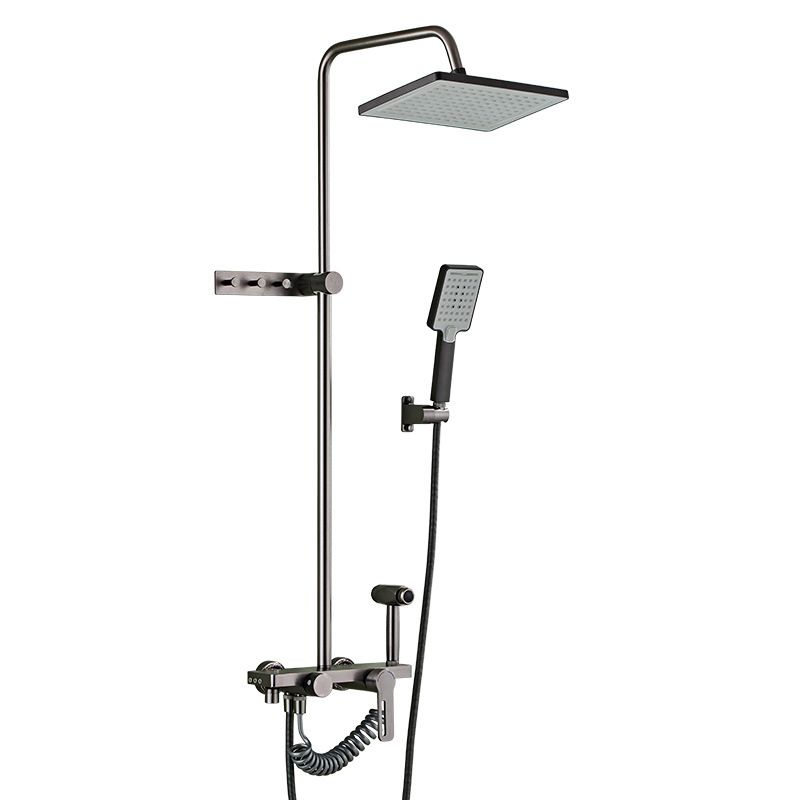 Modern Style Shower System Handle Lever Wall Mounted Spot Resist Shower System Clearhalo 'Bathroom Remodel & Bathroom Fixtures' 'Home Improvement' 'home_improvement' 'home_improvement_shower_faucets' 'Shower Faucets & Systems' 'shower_faucets' 'Showers & Bathtubs Plumbing' 'Showers & Bathtubs' 1200x1200_633ae1a7-9df6-4ec7-ba3a-3ed67c150e73