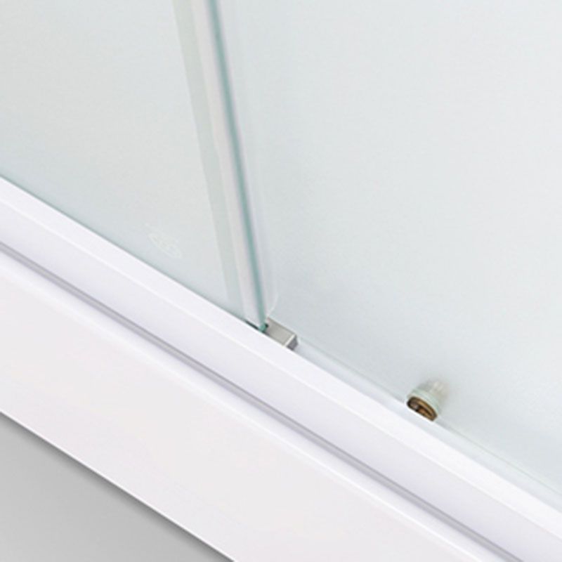 White Rectangle Shower Enclosure Tempered Glass Shower Enclosure Clearhalo 'Bathroom Remodel & Bathroom Fixtures' 'Home Improvement' 'home_improvement' 'home_improvement_shower_stalls_enclosures' 'Shower Stalls & Enclosures' 'shower_stalls_enclosures' 'Showers & Bathtubs' 1200x1200_6344971b-81a8-44c9-b694-ac7c98cbfb87