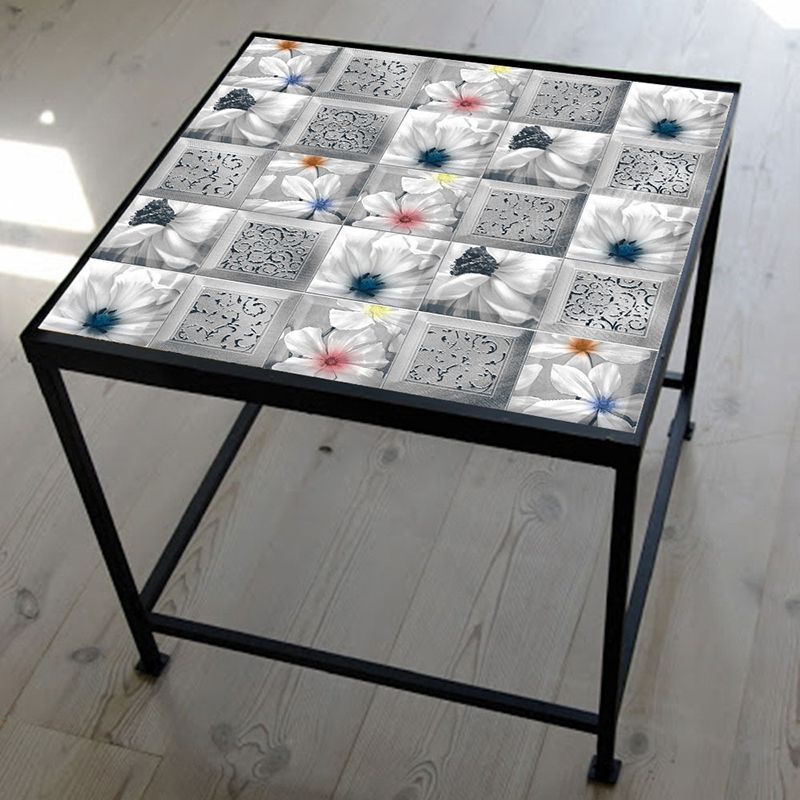 Plastic Peel and Stick Backsplash Tile Square Wallpaper with Waterproof Clearhalo 'Flooring 'Home Improvement' 'home_improvement' 'home_improvement_peel_stick_blacksplash' 'Peel & Stick Backsplash Tile' 'peel_stick_blacksplash' 'Walls & Ceilings' Walls and Ceiling' 1200x1200_6349e8c1-c15b-4584-a058-b1a9813a818a