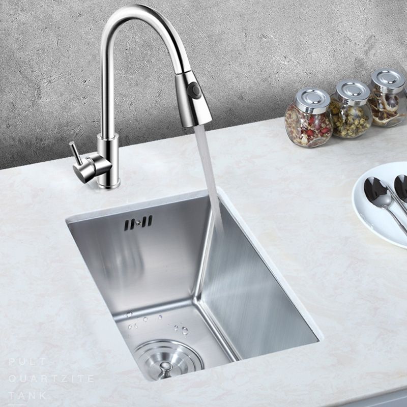 Contemporary Style Kitchen Sink Stainless Steel Rectangle Drop-In Kitchen Sink Clearhalo 'Home Improvement' 'home_improvement' 'home_improvement_kitchen_sinks' 'Kitchen Remodel & Kitchen Fixtures' 'Kitchen Sinks & Faucet Components' 'Kitchen Sinks' 'kitchen_sinks' 1200x1200_6373f4b2-7d1b-44a8-b07b-0b84d58fbb2d