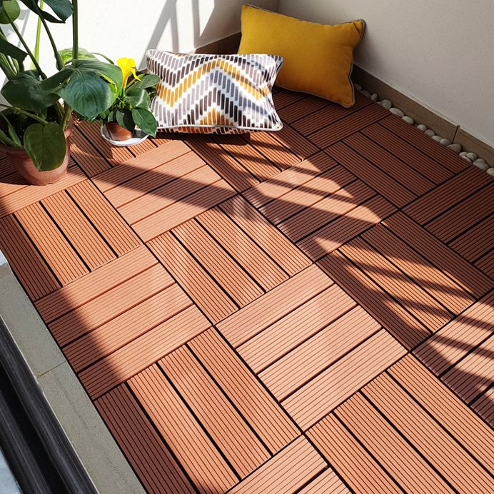 11 Pack 12" X 12" Square Deck/Patio Flooring Tiles Snap Fit for Outdoor Patio Tiles Clearhalo 'Home Improvement' 'home_improvement' 'home_improvement_outdoor_deck_tiles_planks' 'Outdoor Deck Tiles & Planks' 'Outdoor Flooring & Tile' 'Outdoor Remodel' 'outdoor_deck_tiles_planks' 1200x1200_6383f837-c933-43d5-8702-96fe38511a3d