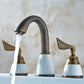 Deck Mounted Roman Tub Faucet Low Arc Bronze Roman Tub Faucet Set Clearhalo 'Bathroom Remodel & Bathroom Fixtures' 'Bathtub Faucets' 'bathtub_faucets' 'Home Improvement' 'home_improvement' 'home_improvement_bathtub_faucets' 1200x1200_63851ff8-b92b-43ee-a7d4-ac6339b42247