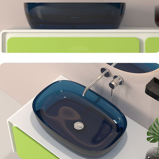 Modern Vessel Bathroom Sink Round with Pop-Up Drain Vessel Sink(Not Included Faucet) Clearhalo 'Bathroom Remodel & Bathroom Fixtures' 'Bathroom Sinks & Faucet Components' 'Bathroom Sinks' 'bathroom_sink' 'Home Improvement' 'home_improvement' 'home_improvement_bathroom_sink' 1200x1200_63b117eb-bcb7-44f4-ad63-0953577da23c