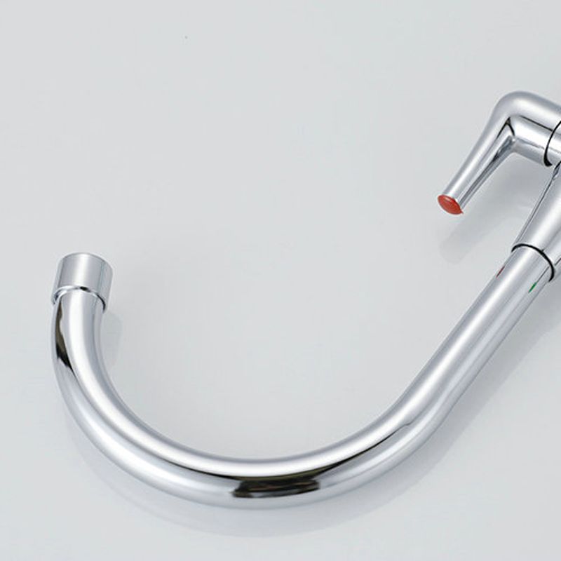 Modern Kitchen Faucet Brass High Arch with Handles and Supply Lines Bridge Faucet Clearhalo 'Home Improvement' 'home_improvement' 'home_improvement_kitchen_faucets' 'Kitchen Faucets' 'Kitchen Remodel & Kitchen Fixtures' 'Kitchen Sinks & Faucet Components' 'kitchen_faucets' 1200x1200_63cff109-b25c-45ec-ac5a-cde2ed654434