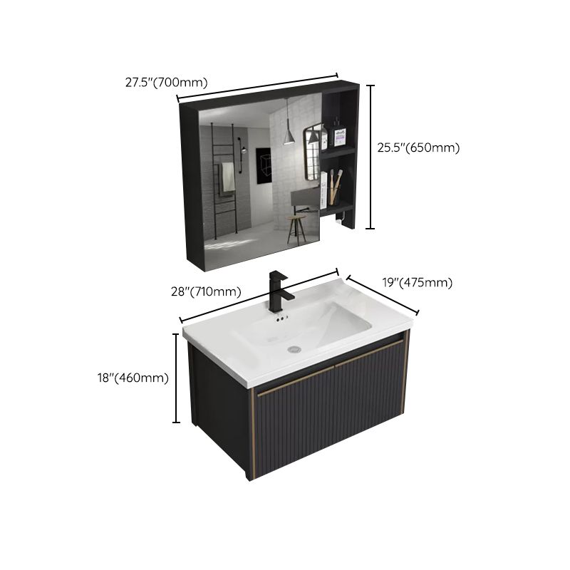 Wall Mount Bathroom Sink Vanity Modern Faucet Included Bathroom Vanity Set Clearhalo 'Bathroom Remodel & Bathroom Fixtures' 'Bathroom Vanities' 'bathroom_vanities' 'Home Improvement' 'home_improvement' 'home_improvement_bathroom_vanities' 1200x1200_63e4a279-9977-4a8d-bb75-71b11b652ec0