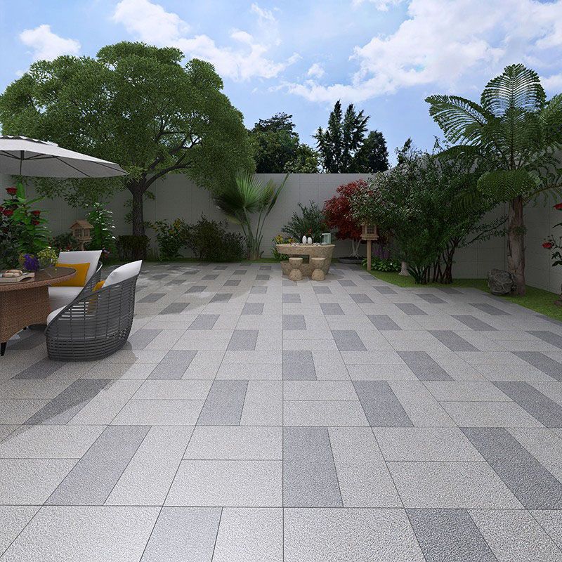 Porcelain Floor and Wall Tile Outdoor Singular Tile with Slip Resistant Clearhalo 'Floor Tiles & Wall Tiles' 'floor_tiles_wall_tiles' 'Flooring 'Home Improvement' 'home_improvement' 'home_improvement_floor_tiles_wall_tiles' Walls and Ceiling' 1200x1200_6434a0fd-dfb8-4468-95f3-595f6950cb15