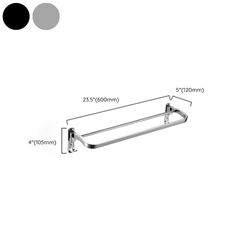 Modern Towel Bar Bathroom Set Bath Shelf Bathroom Accessories Hardware Set Clearhalo 'Bathroom Hardware Sets' 'Bathroom Hardware' 'Bathroom Remodel & Bathroom Fixtures' 'bathroom_hardware_sets' 'Home Improvement' 'home_improvement' 'home_improvement_bathroom_hardware_sets' 1200x1200_64369f89-4399-4833-9cf4-a4fe48c6b4a9