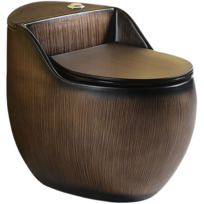 Contemporary Skirted Siphon Jet Toilet Bowl One Piece Urine Toilet with Seat Clearhalo 'Bathroom Remodel & Bathroom Fixtures' 'Home Improvement' 'home_improvement' 'home_improvement_toilets' 'Toilets & Bidets' 'Toilets' 1200x1200_6442251a-9632-4384-a8b1-cbe5d4ad4a36