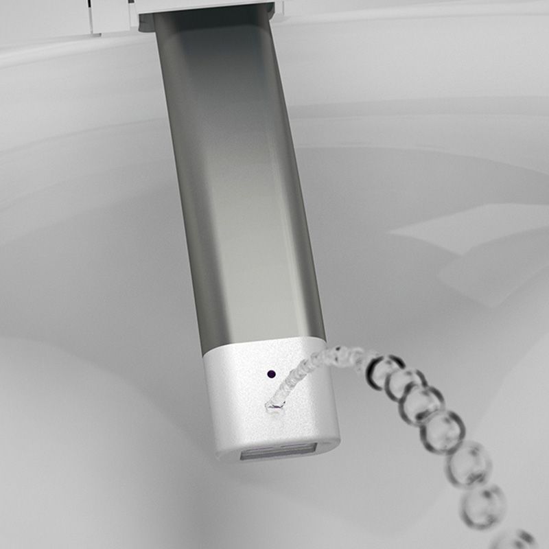 White Elongated Floor Standing Bidet with Warm Air Dryer and Heated Seat Clearhalo 'Bathroom Remodel & Bathroom Fixtures' 'Bidets' 'Home Improvement' 'home_improvement' 'home_improvement_bidets' 'Toilets & Bidets' 1200x1200_6464392a-5f76-4282-b038-c29c64f038f5